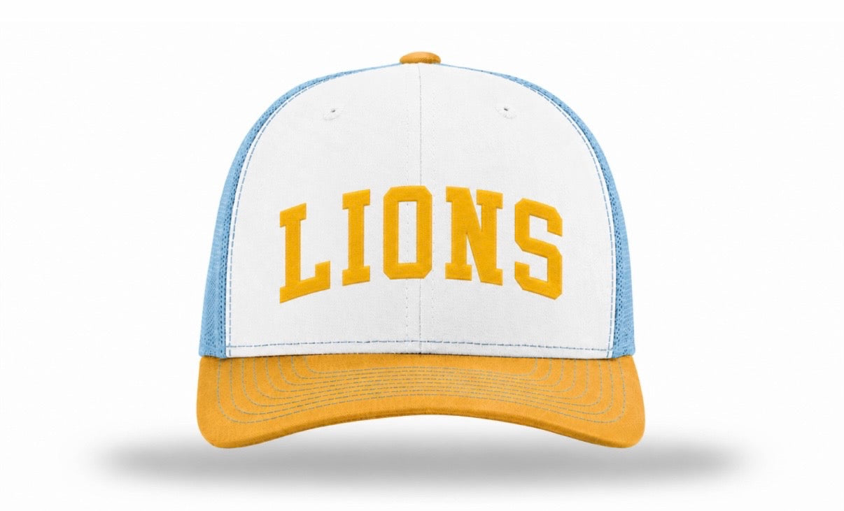 Lions Trucker Cap – Gold & Blue