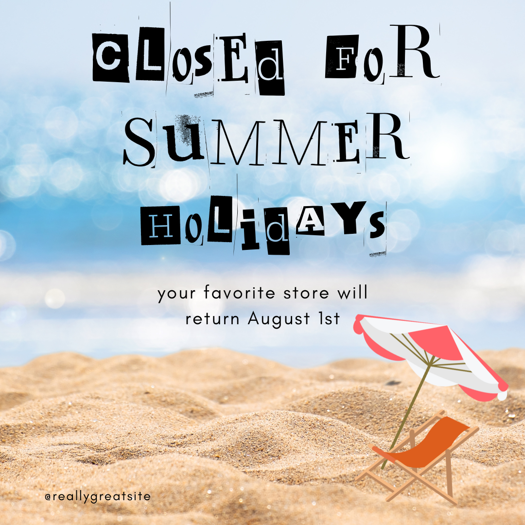 PTF Sprit Store Closed for Summer