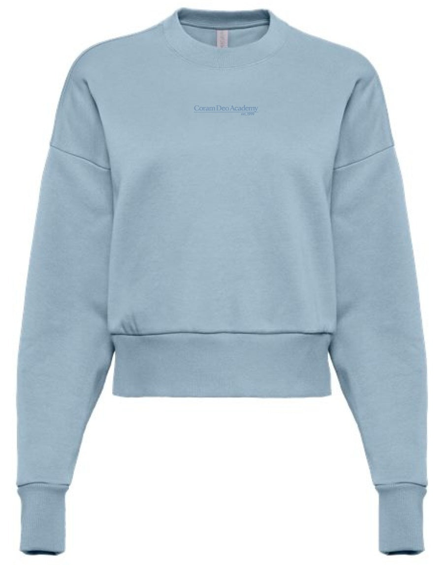 Women's Coram Deo Crop Sweatshirt