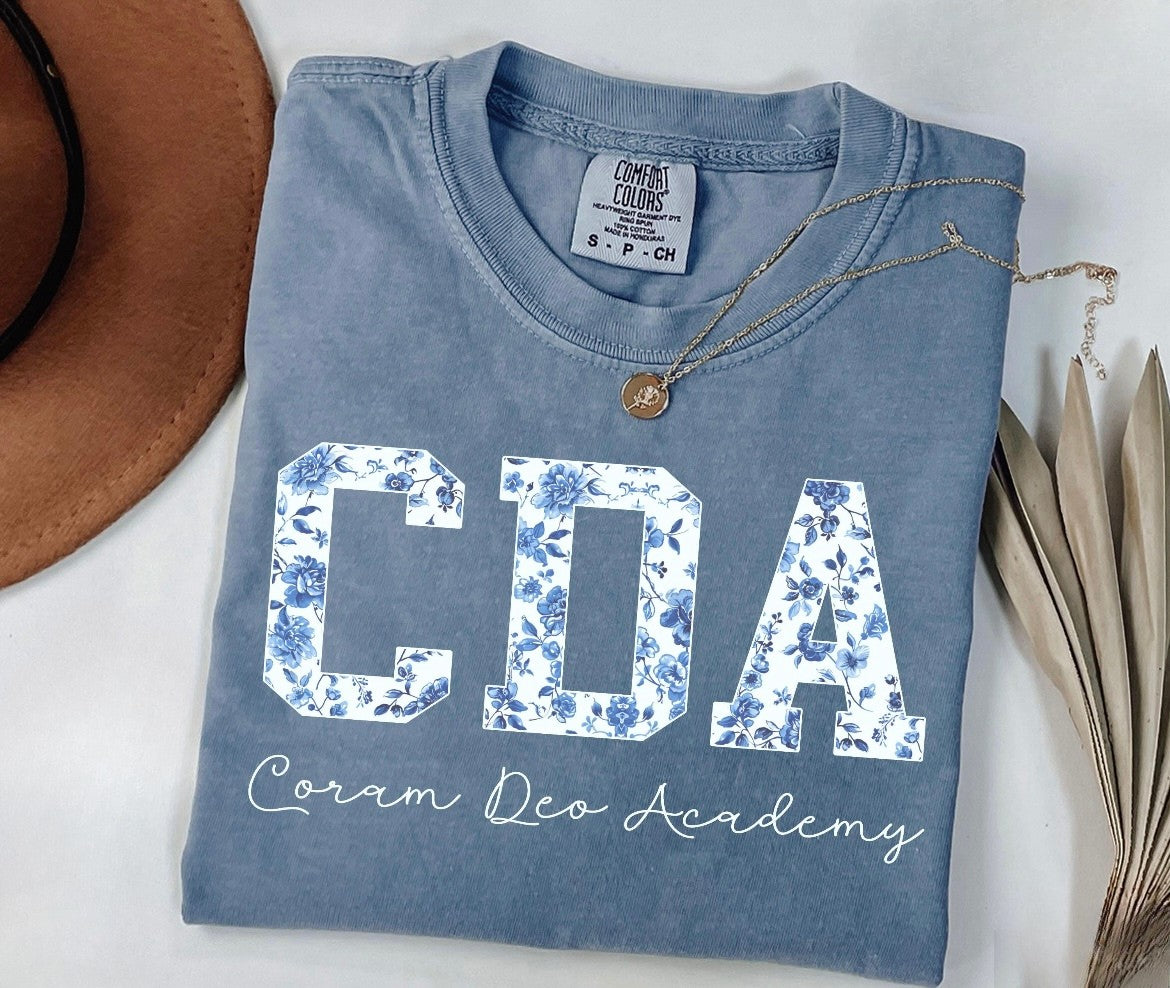 Blue Toile CDA Shirt