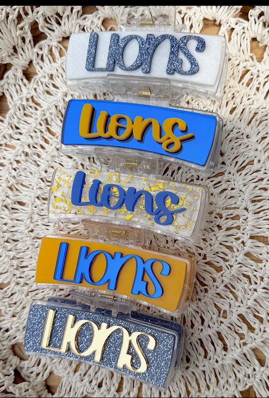 Lions Spirit Hair Claw Clip