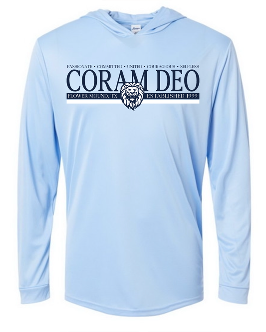 Coram Deo Dri-fit Long Sleeve Hoodie Shirt