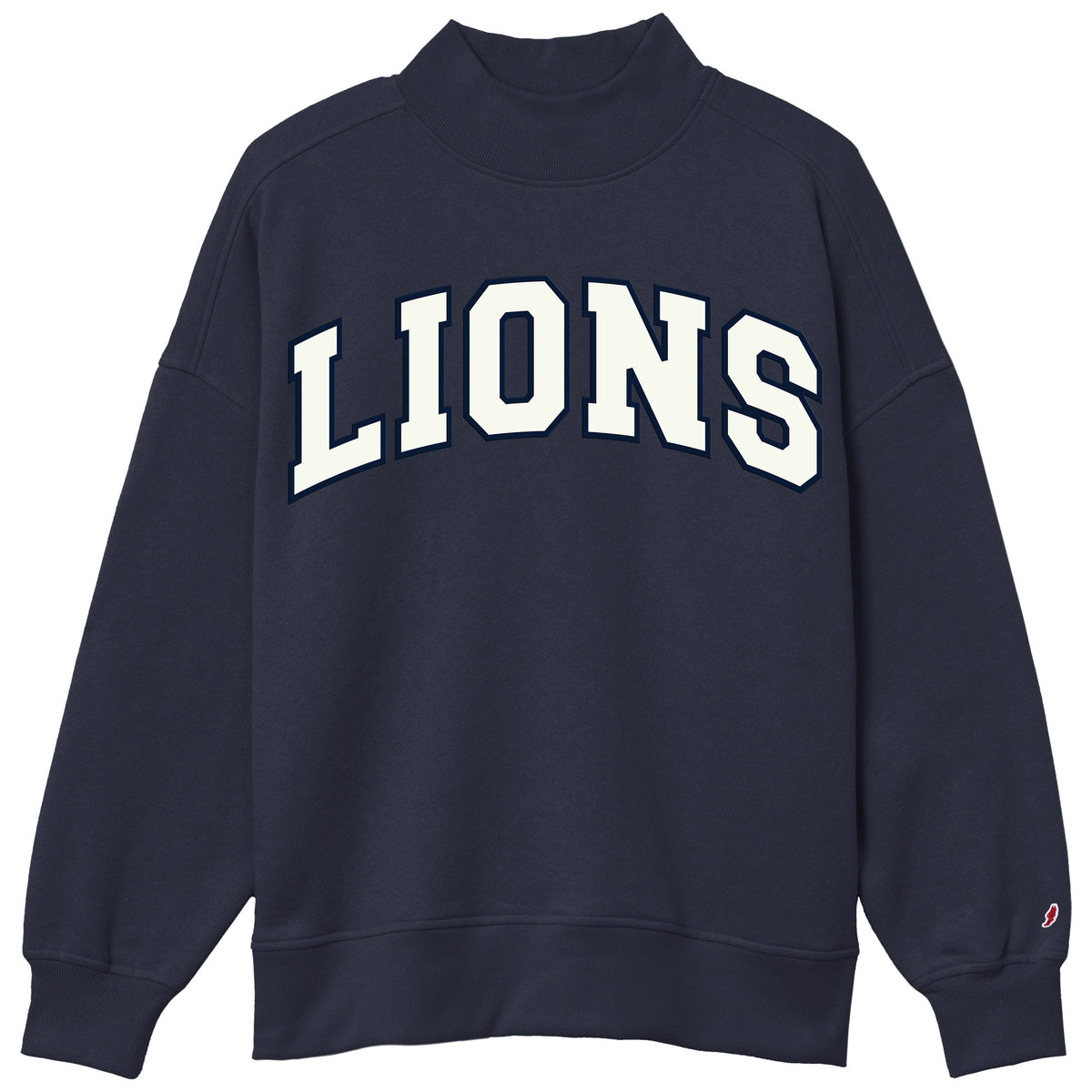 Lions Mock Neck Sweatshirts