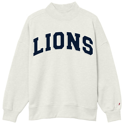 Lions Mock Neck Sweatshirts