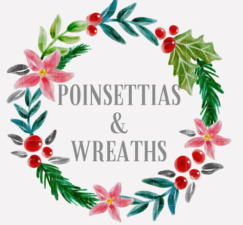 Poinsettias & Wreaths