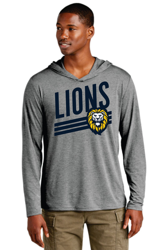 Lions Long Sleeve Hoodie Shirt - Unisex