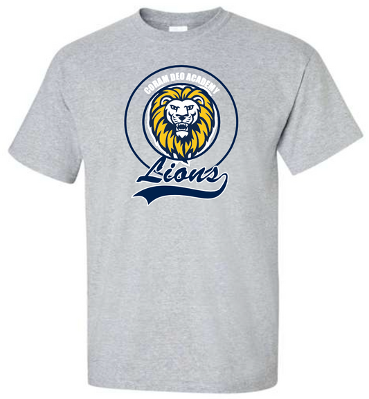 Circle Lions Cotton T-shirt