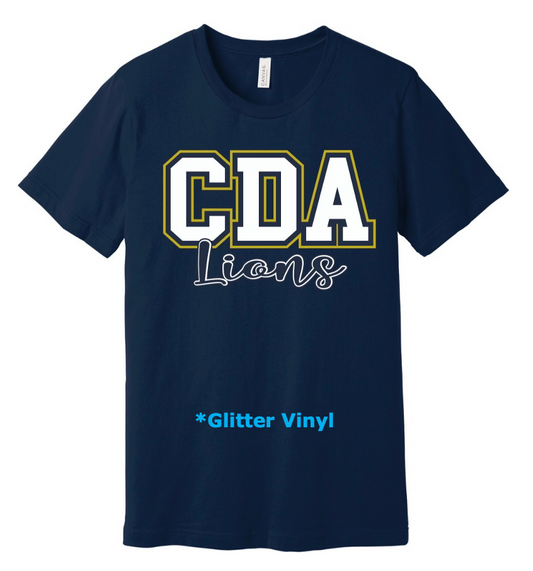 CDA Lions Glitter Vinyl Shirt