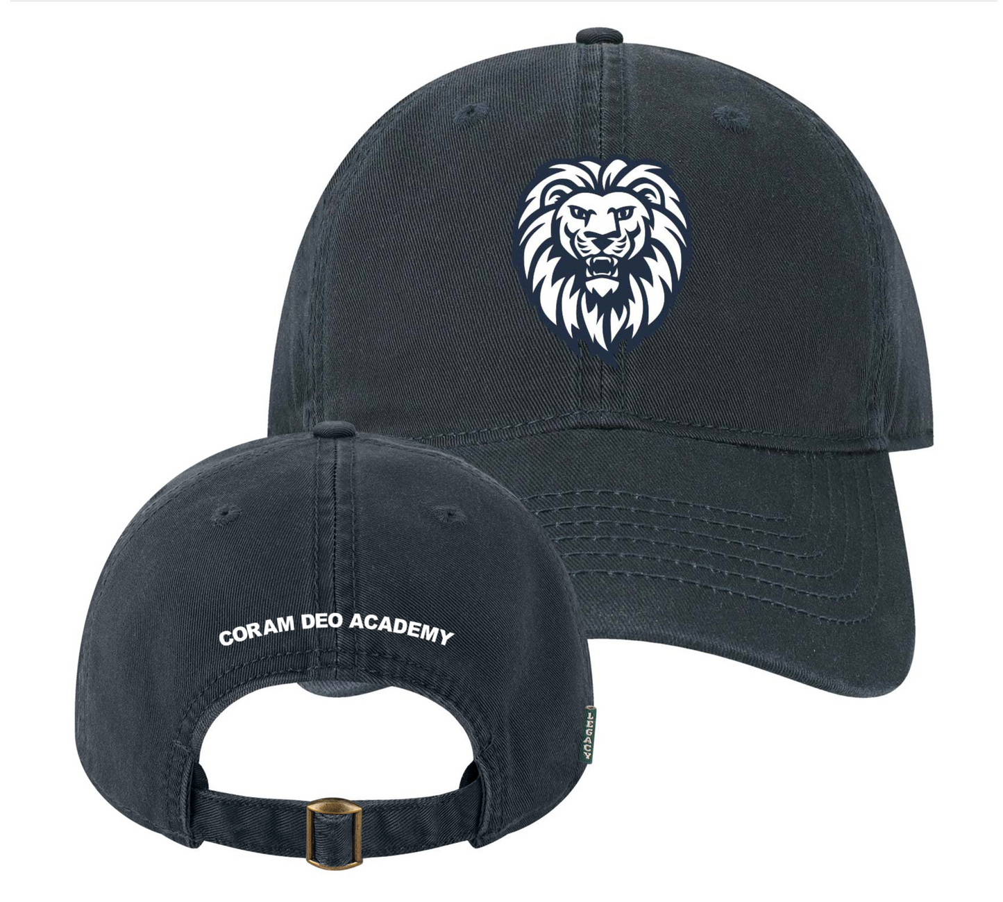 Youth Navy Lion Embroidered Hat