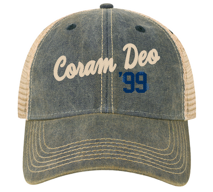Coram Deo '99 Old Favorite Hat Blue & Camo