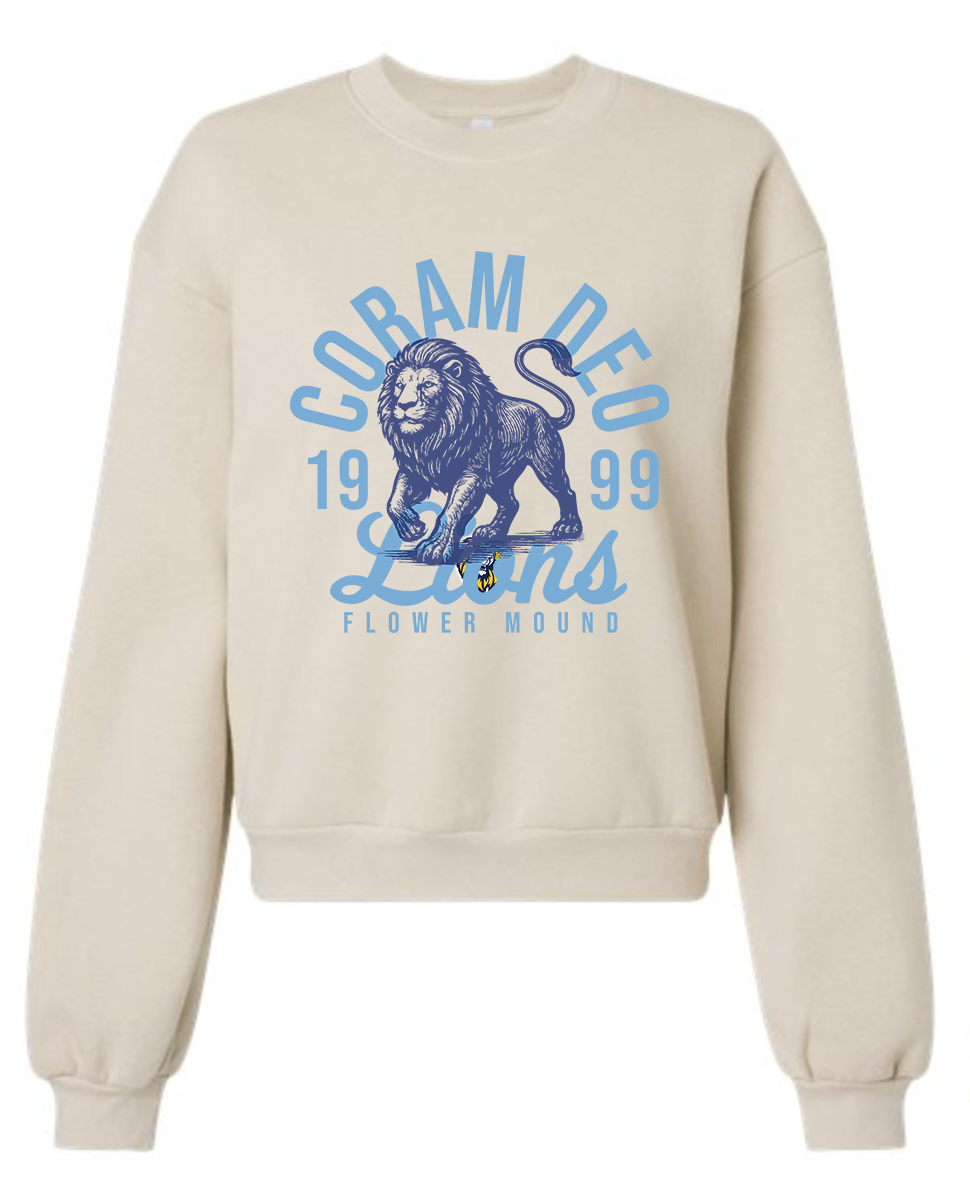 Vintage Lion Sweatshirts Flower Mound