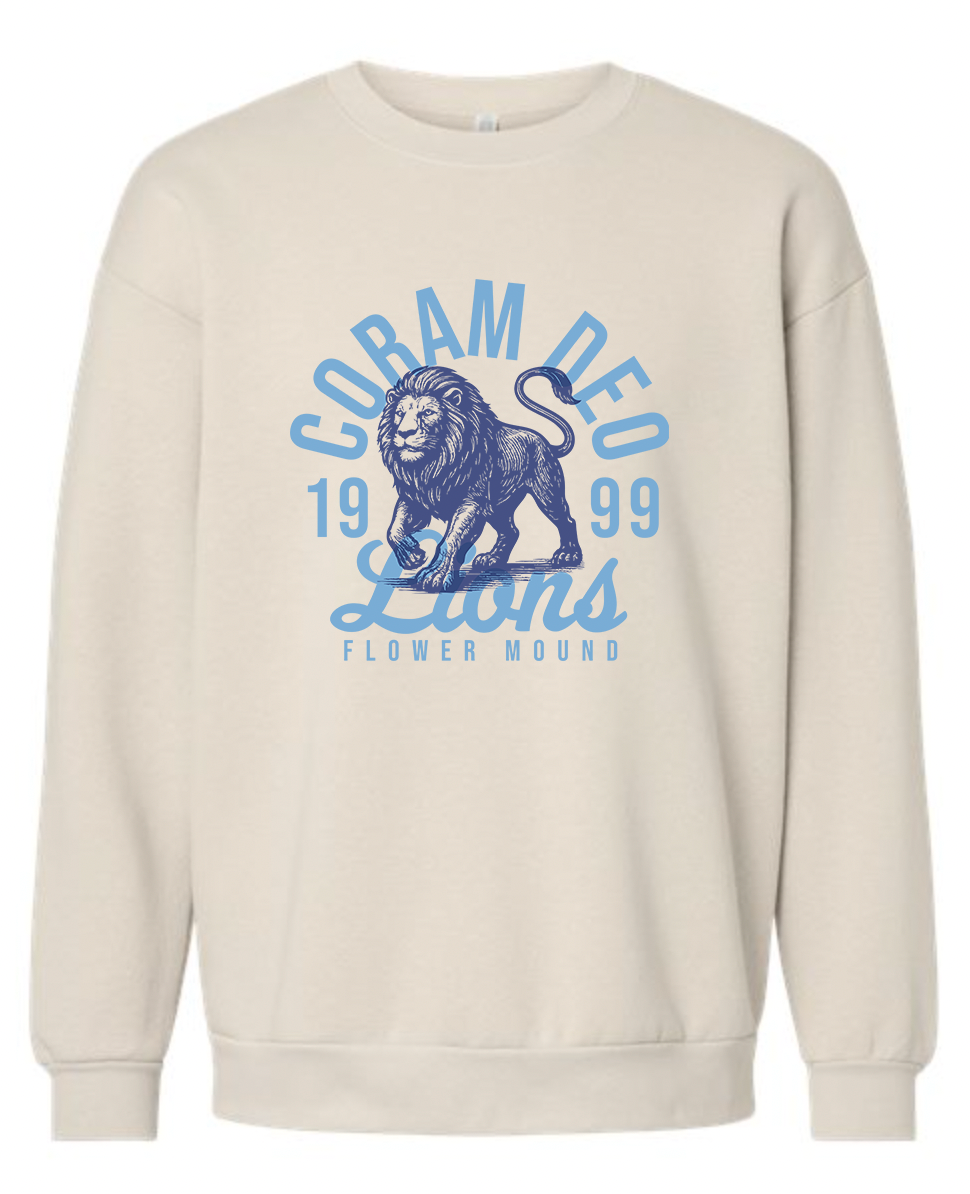 Vintage Lion Sweatshirts Flower Mound