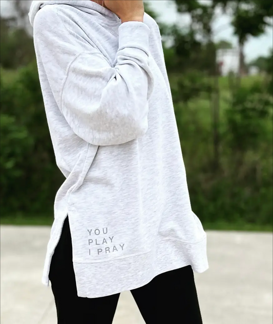 "You Play, I Pray" Lightweight Hoodie