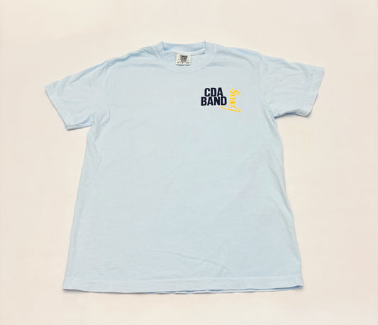 CDA Band Parent T-shirt - lt blue
